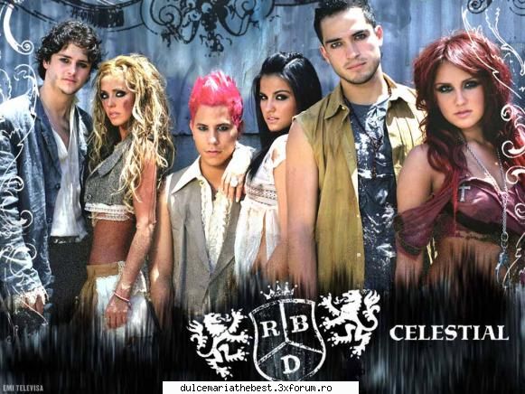 celestial rbd alg�n d�a me vez caer nunca pienses que estoy a tu pies.
si alg�n d�a me vez llorar no