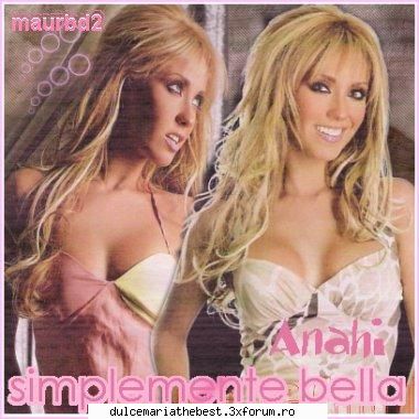 anahi - como cada dia in fiecare zi imi amintesc de tine si azi�
cu fiecare zi ce trece imi vine